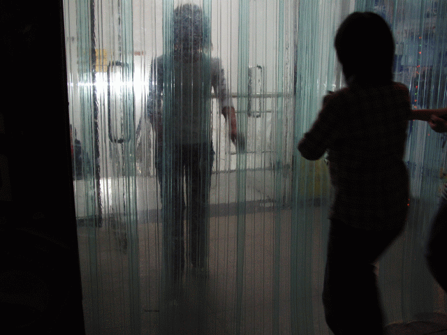 Beijing curtained entrance