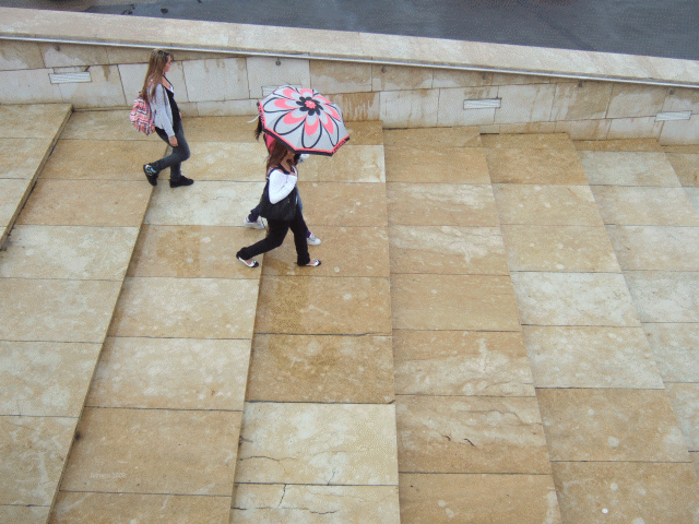 umbrellas Bilbao