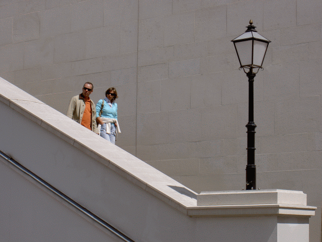 Vienna stairs couple
