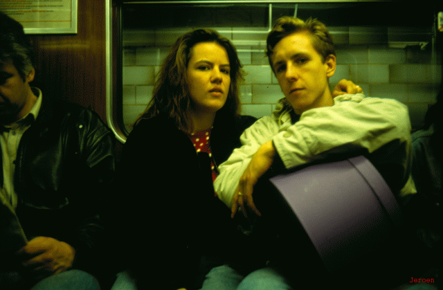 Berlin underground passengers hat box