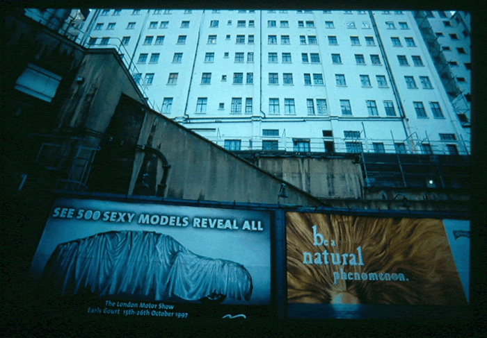 London tube station billboards