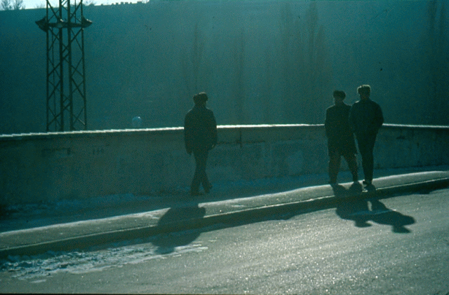 three men Odessa winter