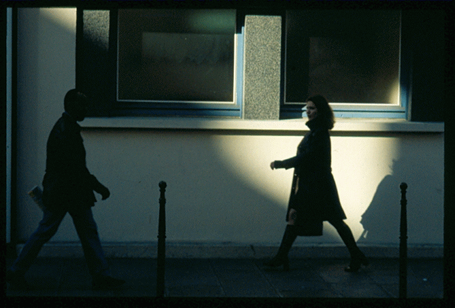 two pedestrians Paris
