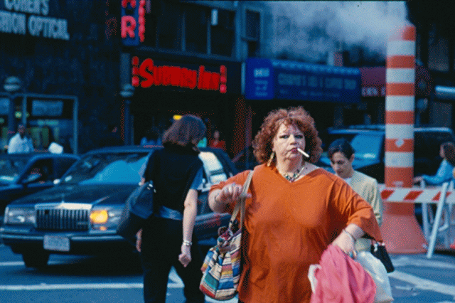 smoking woman NYC