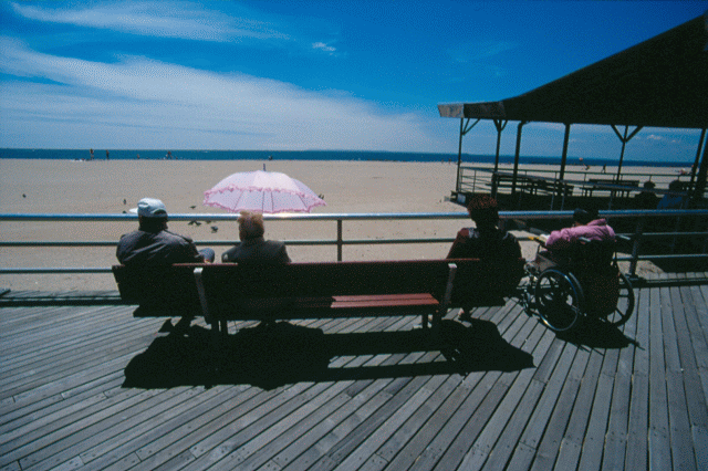 Brighton Beach boardwalk
